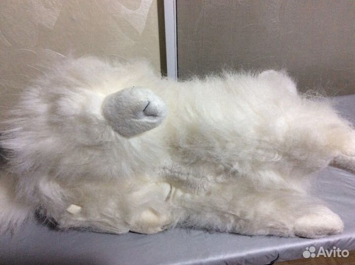 Кот игрушечный меховой 50см