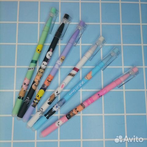 Ручка тематическая, синие стираемые чернила