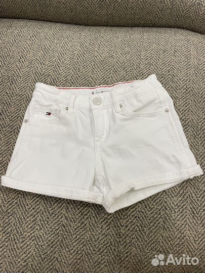 Джинсовые шорты для девочки 122 Tommy Hilfiger