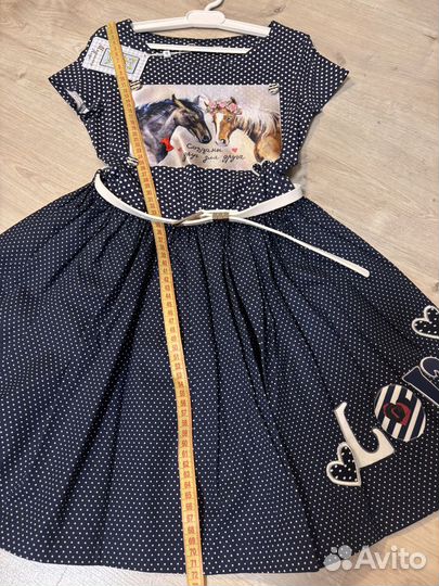 Платье 140 маленькая леди новое