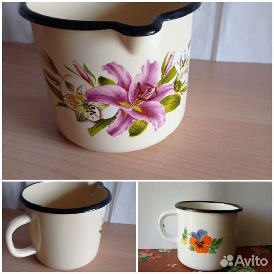 Кружки, бокалы, тарелки