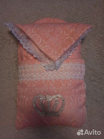 Конверт на выписку для девочки зима