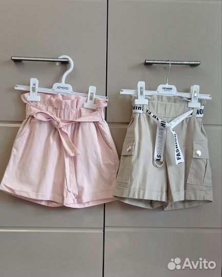 Шорты пакетом для девочки р. 122