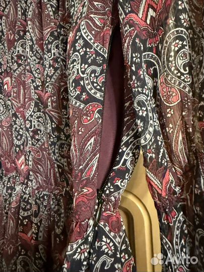 Шифоновое платье 42