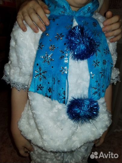 Костюм снеговика 104 110