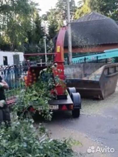 Аренда измельчителя / шредера древесины