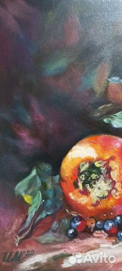 Картина Хурма, масло, холст 40х50см