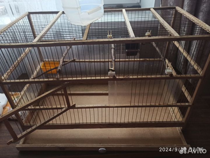 Клетки для птиц из дерева 2 шт