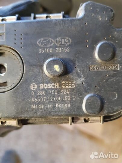 Дросельная заслонка Hyundai Solaris