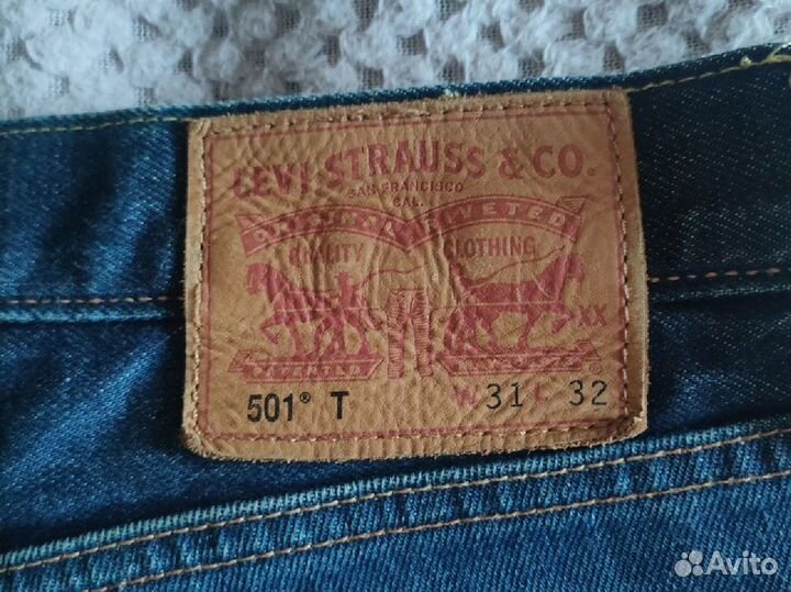 Джинсы levis 501 w31 l32