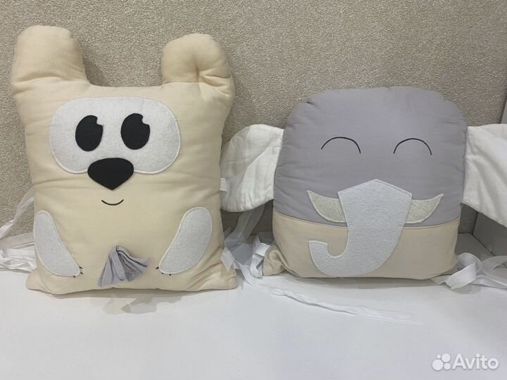 Бортики подушки в детскую кроватку