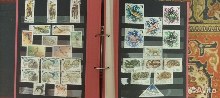 Почтовые марки флора и фауна