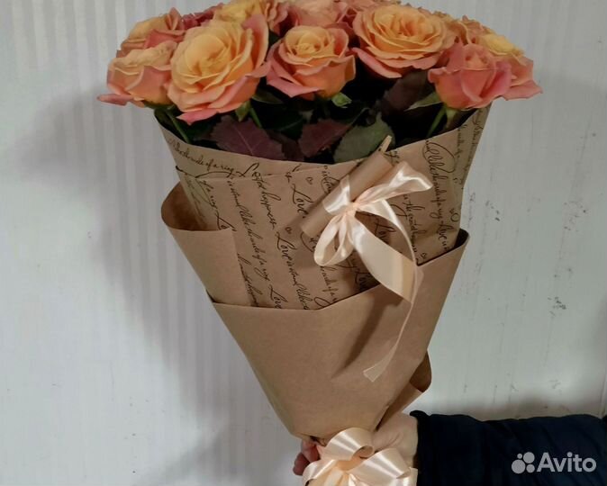 Розы букет цветов
