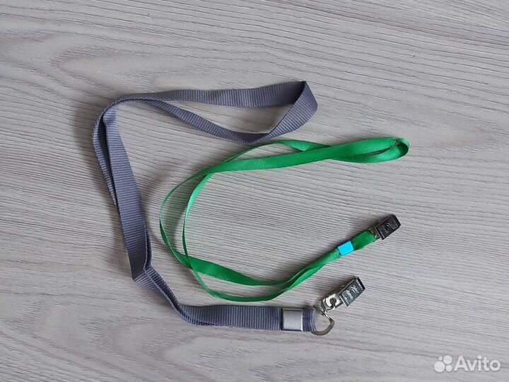 Лента шейная шнурок ремешок прищепка для бейджа