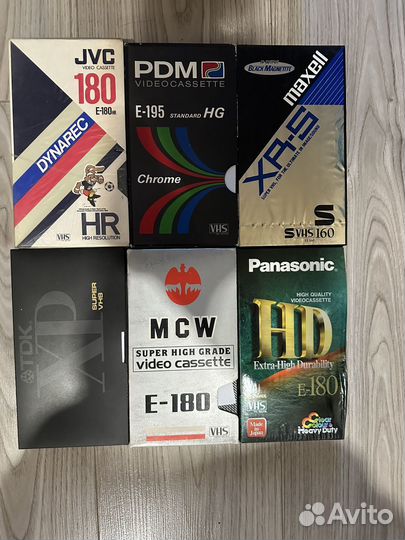 Видеокассеты vhs