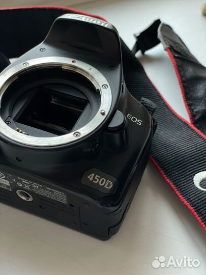 Зеркальный фотоаппарат Canon 450d kit 18-55мм