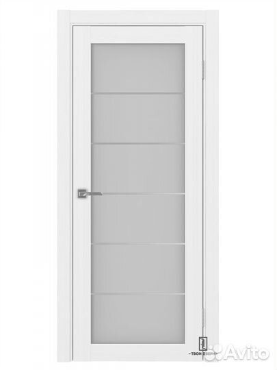 Дверь межкомнатная асс 501.2 (молдинги), дуб белен