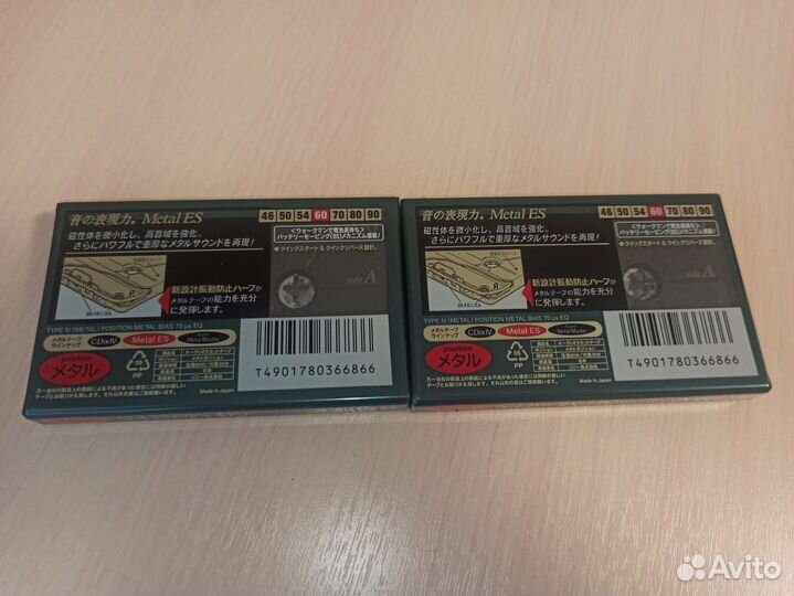 Аудиокассеты sony metal es stamina 60