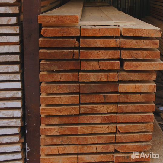 Качественные доски лиственницы 40x180 мм, гарантир