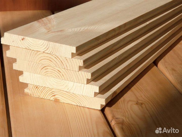 Доска Вагонка : сорт В, евро, 14x96x6, хвоя, от пр