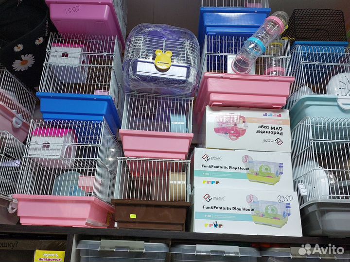 Клетки для птиц и грызунов