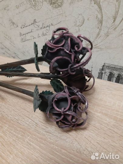 Букет кованых роз
