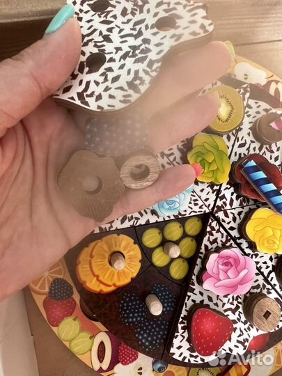 Монтессори торт деревянный