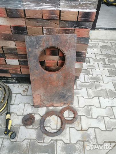 Плита чугунная для печи бу
