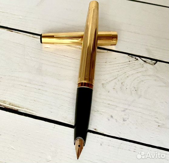 Ручка перьевая с золотым пером СССР Союз