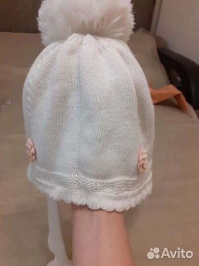 Шапка для девочки на 3-5 лет