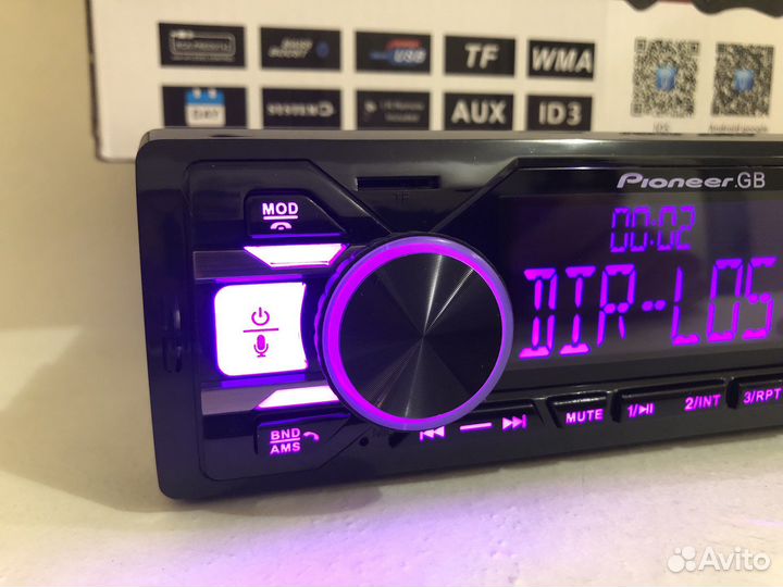 Магнитола Pioneer c Bluetooth (6 канальная)