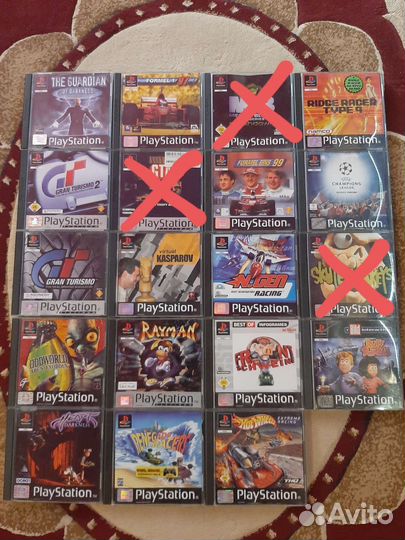 Игры/диски playstation 1 лицензия
