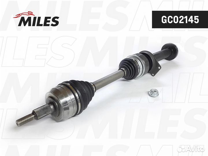 Привод в сборе VW transporter V 2.5TDI 03-09 прав