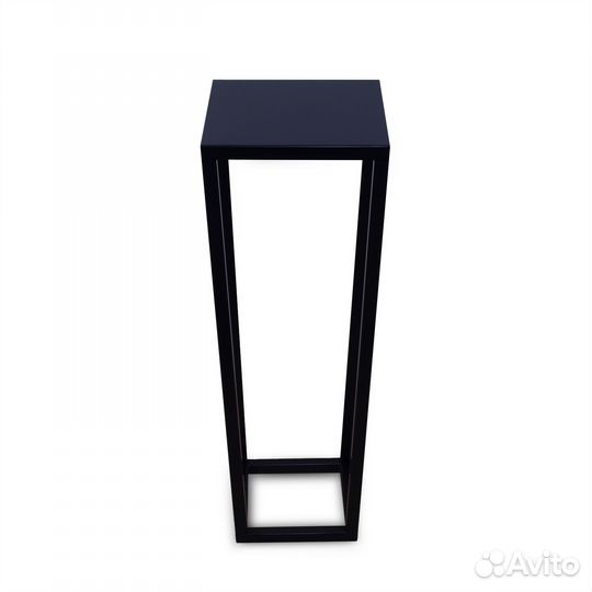 Подставка для цветов и растений, 70х25см, черная