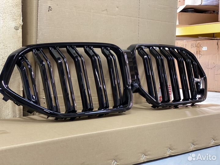 Решетка радиатора на BMW X 6 G 06 черная