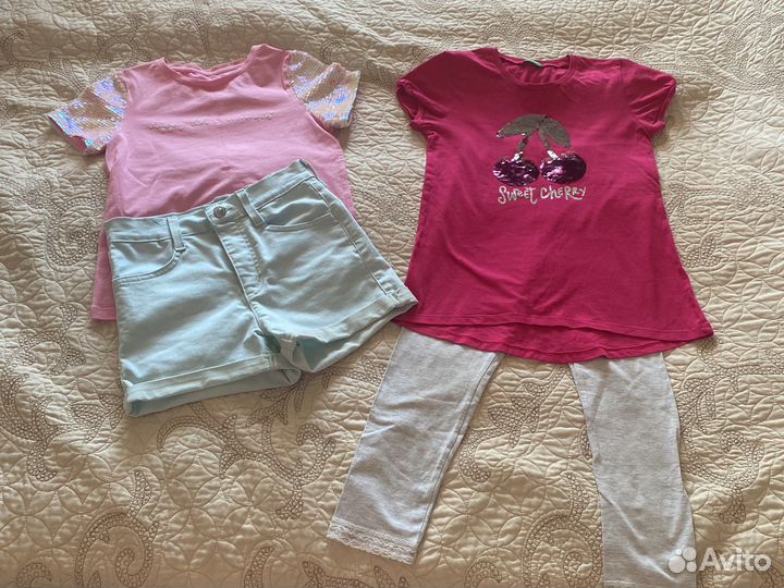 Вещи для девочки р.140