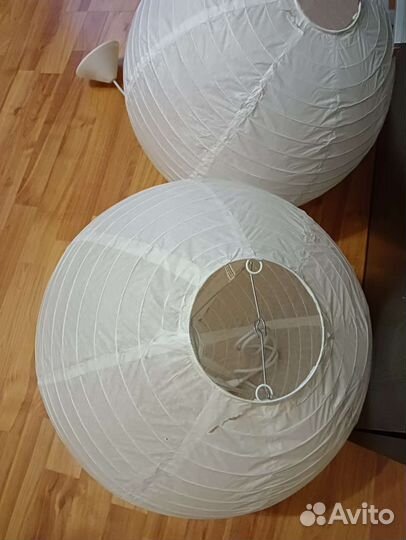Бумажные абажуры IKEA + подвес