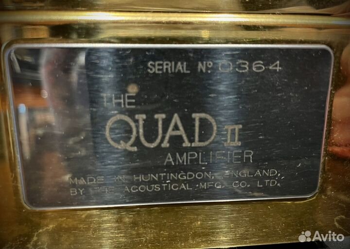 Усилитель мощности. Моноблоки quad II