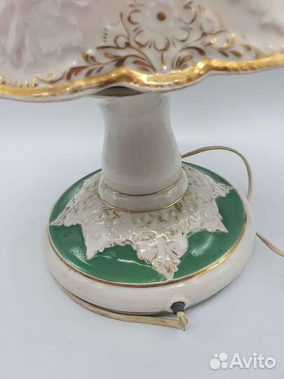 Настольная лампа СССР фарфоровая.Барановка.Очень р