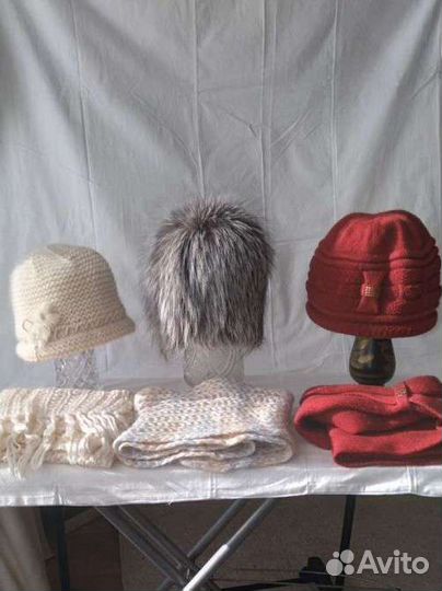 Шапки зимние женские новые