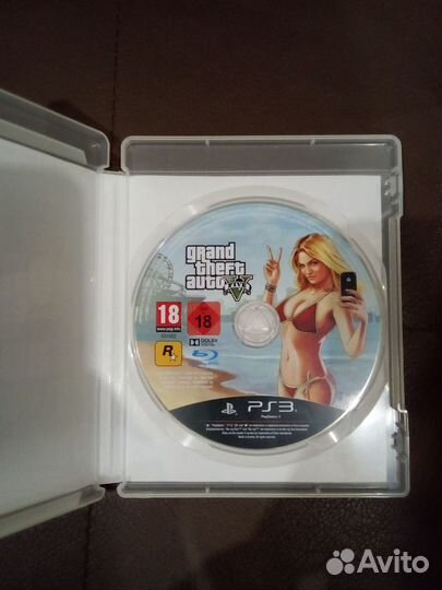 Диск gta 5 на ps3