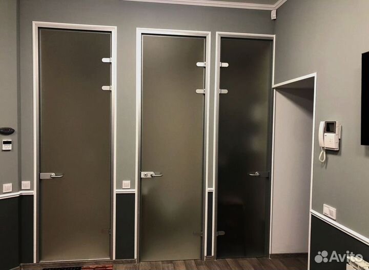 Дверь стеклянная межкомнатная