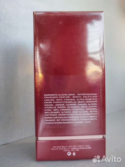 Парфюм TOM ford, lost cherri
