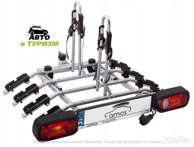 Вело площадка на 4 велосипеда Amos Titan