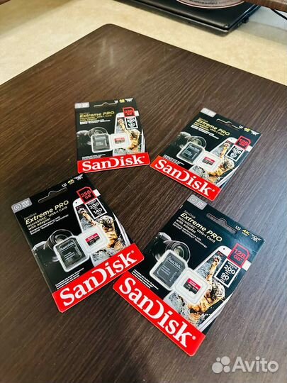 Sandisk Extreme Pro 128/256Gb Карта памяти MicroSD