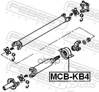 Подшипник подвесной кардана mitsubishi L200 05