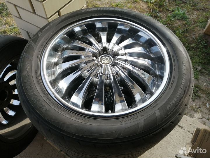 Литые диски TIS r20 хром Nissan Pathfinder/Navara