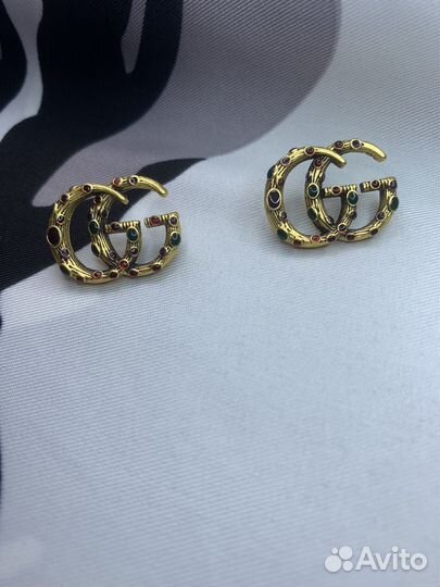 Винтажные серьги gucci