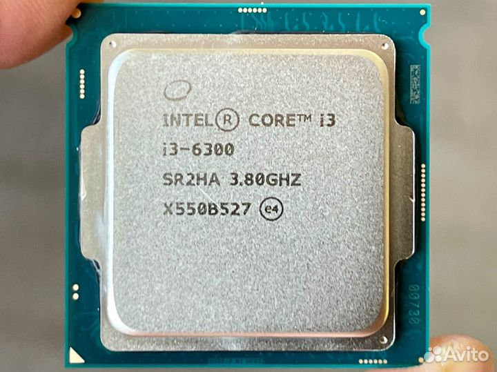 Процессор intel core i3 6300