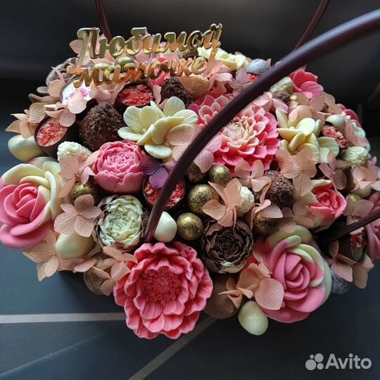 Шоколадные цветы